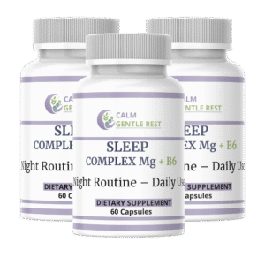 Sleep Complex Mg+B6 (3 Bottles x 60 Capsules)