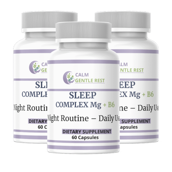 Sleep Complex Mg+B6 (3 Bottles x 60 Capsules)